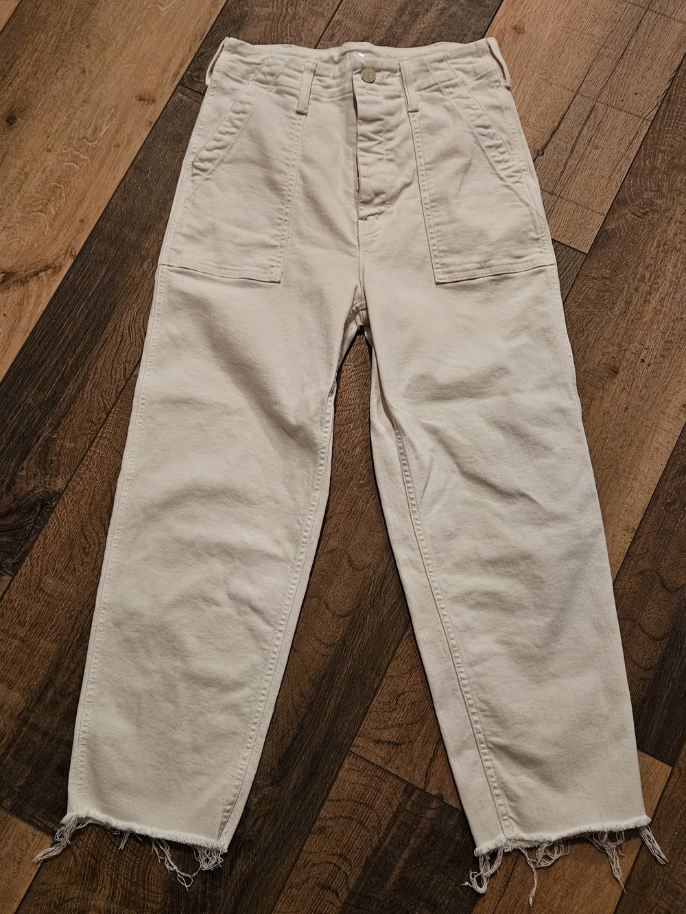 MOTHER Cream High Waist Women's 25 NWOT
